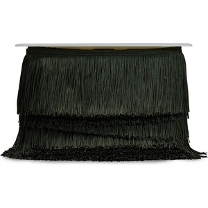 Flecos de hilo de seda con borlas de lingotes de lujo más vendidos, flecos trenzados de hilo de satén de 100cm de largo para bolsos, ropa, textiles para el hogar - Product Image 2