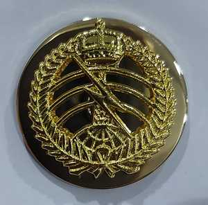 OEM ชุดดาบสองใบสำหรับเครื่องแบบทหารอาหรับกระดุมเงินโลหะสีทองสำหรับเครื่องแบบเสื้อแจ็คเก็ตและเครื่องประดับ - Product Image 2