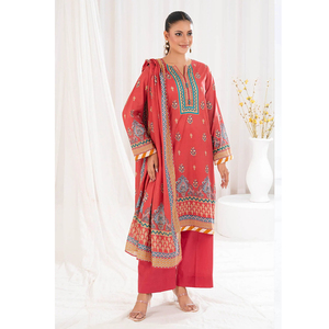 Robes indiennes pakistanaises décontractées de qualité supérieure pour femmes Robe décontractée de pelouse imprimée numérique au tarif de gros Style Salwar Kameez - Product Image 1