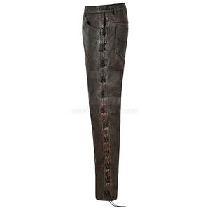 Pantalones de Cuero para Hombre de Diseño Moderno, Servicio OEM, Logotipo Personalizado, Ligeros, Casuales, Transpirables, Cómodos y de Primera Calidad - Product Image 3