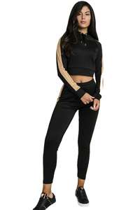 Conjunto Deportivo Informal de Dos Piezas para Mujer, Sudadera y Pantalón, Tejido Suave y Cómodo para Gimnasio, Aire Libre y Viajes - Product Image 2