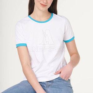 Impression de logo personnalisé T-shirt à manches courtes pour femmes T-shirt pour femmes Vêtements les plus vendus T-shirt pour femmes - Product Image 1