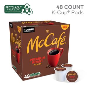 McCafé Premium Roast, Cápsulas K-Cup Individuales Keurig, Cápsulas de Café de Tueste Medio, Paquete de 48 - Product Image 5