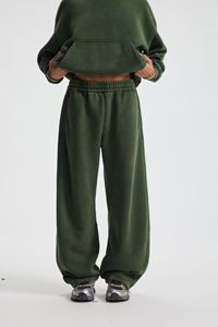 Pantalones de chándal anchos y rectos de algodón pesado estilo vintage, lavado ligero, para hombre, modelo 2026 OEM Streetwear - Product Image 2