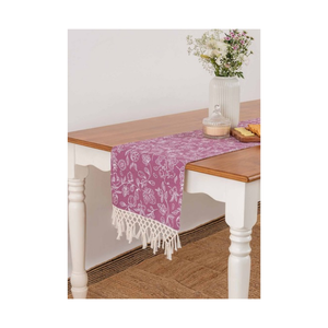 Camino de mesa bordado de algodón 100% 220 GSM tejido de sarga resistente a las manchas ecológico certificado GOTS hecho en India exportación - Product Image 2