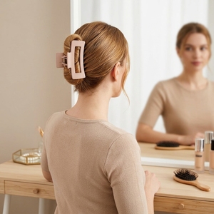 Matte Strong <strong>Hair</strong> Jaw <strong>Hair</strong> <strong>Claw</strong> <strong>Clip</strong> for Women Thin <strong>Thick</strong> Curly <strong>Hair</strong> - Product Image 6