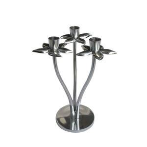 Impresionante candelabro de vela de metal y vidrio para decoración del hogar y exhibición de comedor Elección popular para ocasiones especiales las mejores tendencias - Product Image 6