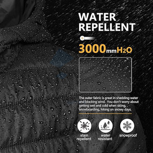 Usine directe veste à capuche doudoune pour hommes veste chaude et légère tissu hydrofuge fournisseur en vrac OEM pour l'automne à l'hiver - Product Image 5