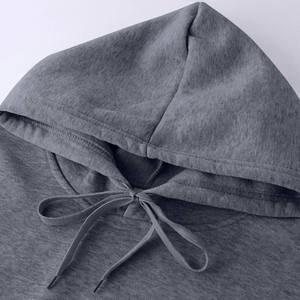 Sweat à capuche surdimensionné pour hommes pull en coton sweat-shirt Streetwear lourd coupe ample mode décontracté haut à capuche à manches longues - Product Image 5