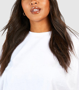 T-shirt 100% coton pour femmes sur mesure sérigraphié logo lourd 280gsm confortable streetwear T-shirts pour femmes - Product Image 4