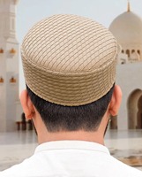Bonnet islamique cousu de qualité supérieure pour hommes - Imperméable, réglable, toutes saisons, pour usage quotidien en extérieur, prière, sport, tenue décontractée, personnalisable