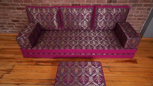 Assises au sol arabes, canapé au sol arabe, sièges au sol arabes |     11 pièces, 28 danses avec éponge 10+10 : 20cm - Product Image 5