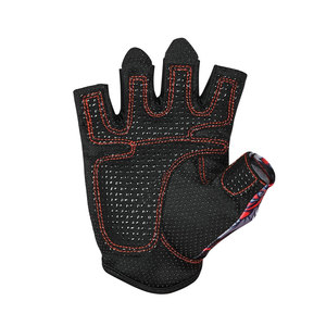 2025 guantes de gimnasio personalizados para hombres medio dedo cuero ejercicio entrenamiento Palma protección para levantamiento de pesas y entrenamiento de ciclismo - Product Image 3
