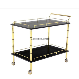 รถเข็นโลหะ3ชั้นสำหรับอุตสาหกรรมทรงวงรีรถเข็นสำหรับเสิร์ฟของ - Product Image 6