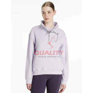 Sudadera de equitación a prueba de viento para mujer, Jersey ecuestre cómodo, ropa de entrenamiento de caballos asequible, jersey de equitación para mujer - Product Image 4
