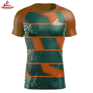 Camisa de compresión transpirable personalizada para hombre, ropa de compresión para gimnasio y fitness para hombres - Product Image 1