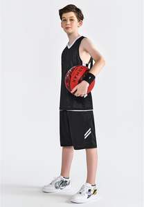 Youth <b>Kid's</b> Custom Reversible <b>Basketball</b> Jersey Shorts Breathable Double-Sided Athletic Uniforms Set <b>for</b> Team Sports Practice - Product Image 3