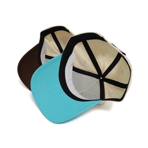 OEM Manufacturer Two Tone Golf <b>Hat</b> Custom Logo 5 Panel Embroidery Cap Vintage Cotton Golf Accessories Sweat-Wicking Inner <b>Band</b> - Product Image 4
