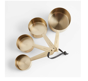 Cuchara medidora de latón personalizada de alta calidad, herramientas de cocina con logotipo personalizado, diseñador doble, venta al por mayor, precio a granel, hecho de Metal duradero - Product Image 4
