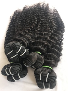 ผมต่อมัดเป็นลอนลึก20นิ้วทำจากผมคนอินเดีย100% วัตถุดิบเนื้อนุ่มส่งตรงจากอินเดีย - Product Image 6