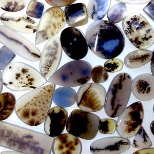 Vente en gros de cabochon en agate dendritique Shazar Agate dendritique Shazar de qualité supérieure en forme de mélange de pierres précieuses en vrac pour la fabrication de bijoux - Product Image 2