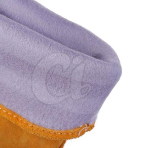 Venta caliente Guantes de soldador de cuero Desgaste protector Guantes de soldador de cuero En stock Guantes de soldador de cuero - Product Image 5