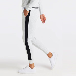 Nouvelle mode, tissu épais, haute qualité, pantalon skinny pour femme, devant plat, polaire en coton, écologique, respirant, fermeture à cordon, personnalisable - Product Image 4