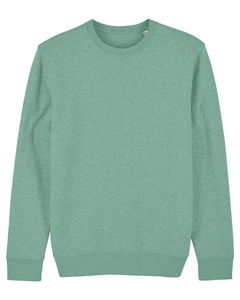 Premium Heavy Vintage Crewneck Sweatshirt pour hommes Casual Black French Terry avec technique de teinture unie pour l'hiver - Product Image 5