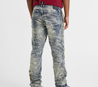 Jeans en denim pour homme, pantalon streetwear de haute qualité, jeans déchirés