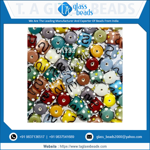 Cuentas de arcoíris de vidrio multicolor Precio más bajo Cuentas de vidrio para joyería Cuentas sueltas Millefiori Listo para enviar - Product Image 3