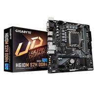 Carte mère Giga H610M S2H DDR4 Support Gen 12th CPU H610 Z690 Z490 B250 H61 TB250 Carte mère ATX LGA 1700 64GB Desktop