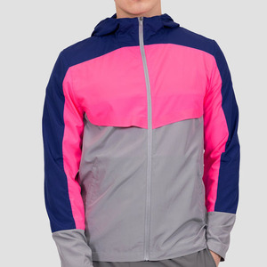 Veste coupe-vent réfléchissante pour hommes, en tissu ripstop léger, imperméable, personnalisable avec logo, pour la course à pied, vente en gros - Product Image 1