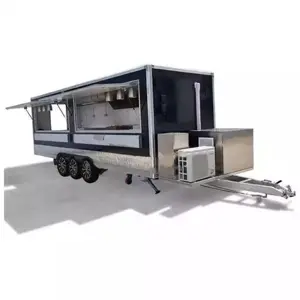 Camion di cibo standard carrello mobile per fast food rimorchio americano personalizzato carrello per alimenti da cucina camion