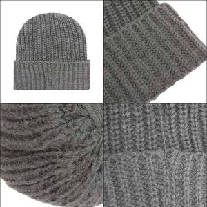 Nouveauté, vente chaude, bonnets en tricot d'hiver à logo personnalisé, couleurs unies, 100% acrylique, unisexe, ajustables, style image, casquettes de qualité supérieure - Product Image 6