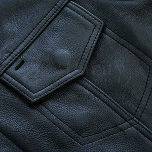 Chalecos de Cuero Casuales de Invierno 2025, Transpirables, Personalizados, de Buena Calidad, con Botones, Ropa Exterior Sólida - Product Image 3