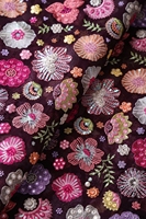 Tissu en Georgette de Polyester Brodé Doux de Qualité Supérieure pour Robes de Mariée et Tenues de Soirée, Textile de Mode, Fabricant et Fournisseur OEM ODM