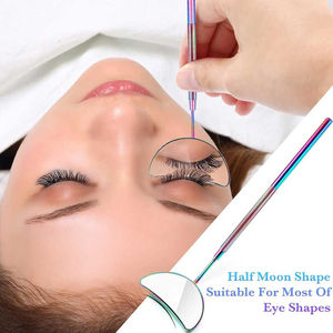 Professional Beauty Salon Stainless Steel Cosmetic <b>Mirror</b> Wall Mounted Gold-Plated Single-Sided Anti-Fog Eyelash Extension Lash - Product Image 3