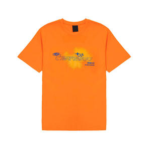 เสื้อยืดผู้ชายคุณภาพสูง ปี 2025 ผลิตจากผ้าฝ้ายทอ 100% ทรงหลวม ไหล่ตก น้ำหนัก 220 กรัม ระบายอากาศได้ดี สไตล์สตรีทแวร์ พิมพ์ลายสกรีน - Product Image 4