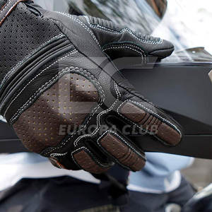 Nouveauté : Gants de moto design, gants de moto authentiques en cuir de vache - Product Image 2