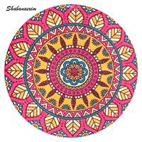 Imprimé Rangoli Design Napperon Alimentaire Servir Table À Manger Tapis À La Main Coton Polyester Imprimé Cuisine Table Tapis