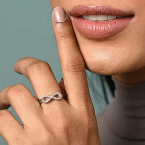 Anillos de Plata de Ley 925 de Primera Calidad para Mujer, Chapados en Rodio con Engaste de Diamantes, Joyería para Hombre - Product Image 4