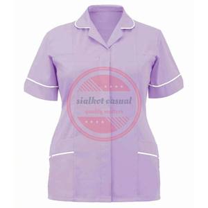 Hauts de gommage d'allaitement à manches courtes 100% gommages en polyester pour femmes et hommes - Product Image 3