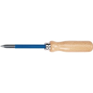 Precision Scraper with 85 mm Blade Length 7 mm Triangular Shank Wooden Handle RENNSTEIG Hand <b>Tool</b> - Product Image 1