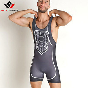 Boxer sans manches pour hommes, combinaison de Sport, de natation, d'athlétisme, de lutte, de Fitness, de gymnastique, d'été, 2022 - Product Image 4