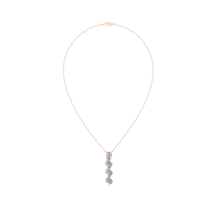 Elegante Collar con Colgante de Cadena de Eslabones de Plata de Ley 925 con Moissanita, con un Brillo Brillante y Elegante para Aniversario - Product Image 2