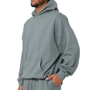 Haute qualité 500 Gsm sérigraphie personnalisée sans chaîne sweats à capuche sweat à capuche surdimensionné vierge hommes sweats à capuche - Product Image 1