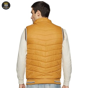 \ Manteaux chauds sans manches pour hommes Gilet rembourré en coton pour hommes Logo personnalisé Quilting Puffer Vest veste d'hiver - Product Image 2