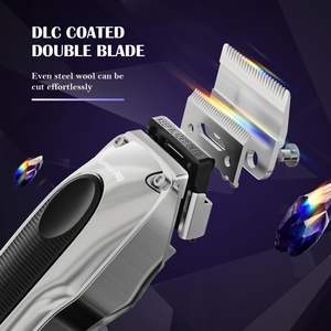 Tondeuse à Cheveux Professionnelle Sans Fil pour Hommes, Moteur Brushless à Couple Élevé, Lame Amovible, Tondeuse de Barbier Électrique sur Batterie (US) - Product Image 1