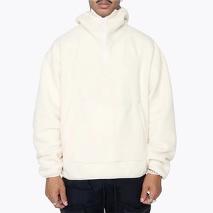 Sudadera con capucha de lana de algodón 100 Heavyeight de 400gsm de gran tamaño para hombre - Product Image 1