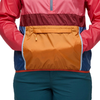 Veste coupe-vent demi-zip coupe-vent en nylon ripstop Anorak coupe-vent coloré respirant séchage rapide doublure en maille prix de gros